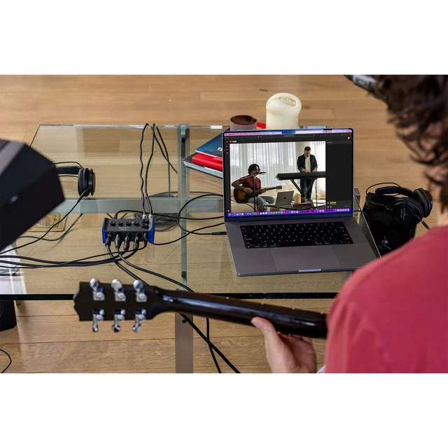 Alt view image 7 of 7 - Zoom AMS-44 USB Audio Interface, 10 Ft XLR Cable
