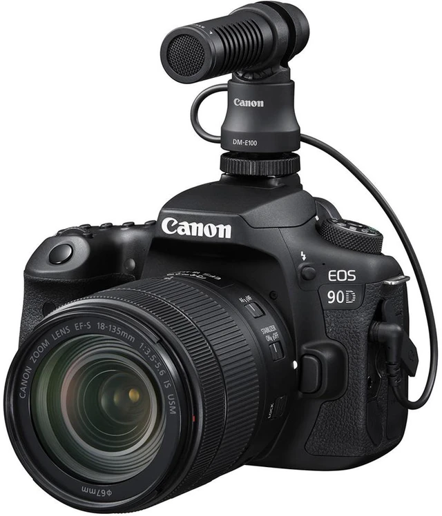 Alt view image 6 of 7 - Canon DM-E100 Directional Microphone + 64GB Ultra Memory Card + More Bundle
