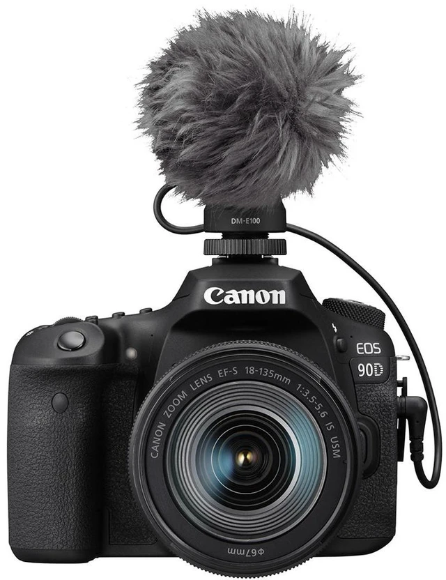 Alt view image 7 of 7 - Canon DM-E100 Directional Microphone + 64GB Ultra Memory Card + More Bundle