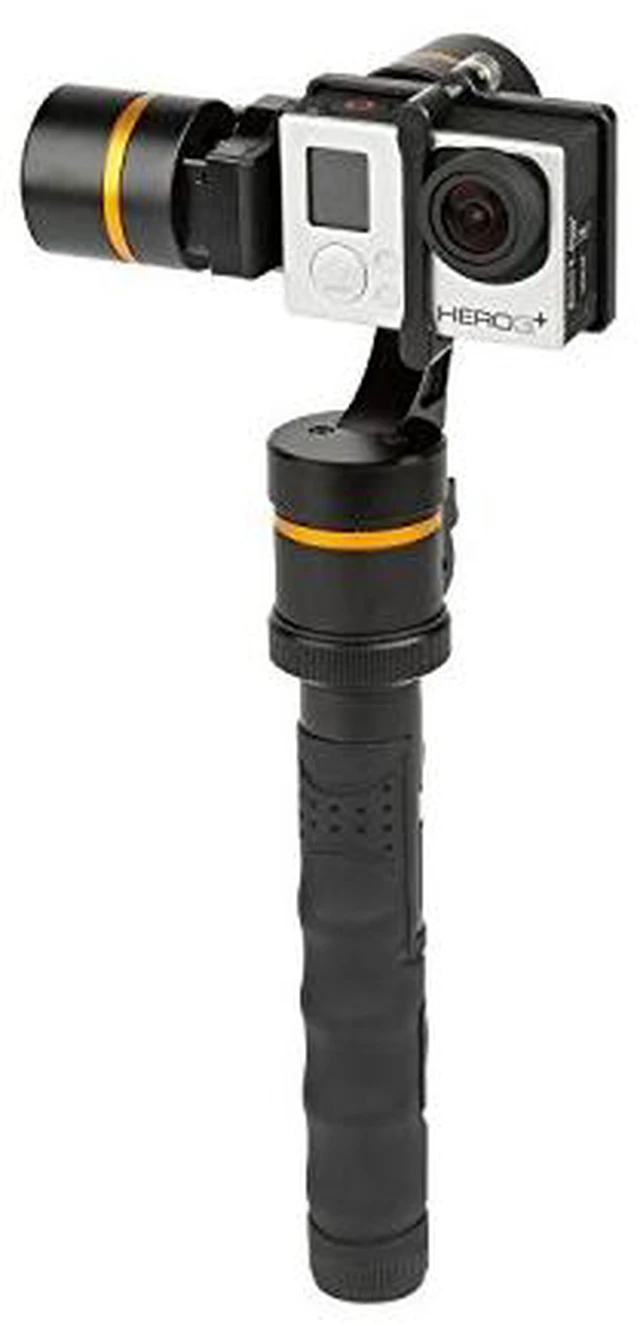 Alt view image 6 of 7 - Ikan FLY-X3-GO 3-Axis Gimbal Stabilizer for GoPro (Black)
