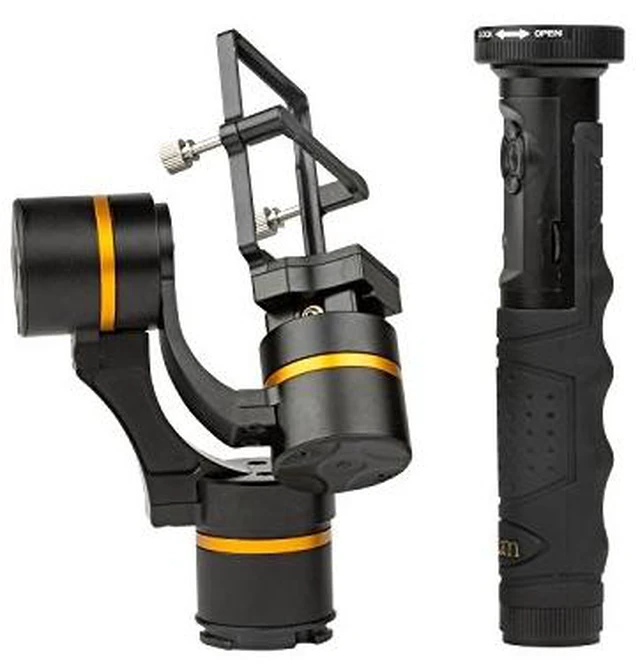 Alt view image 7 of 7 - Ikan FLY-X3-GO 3-Axis Gimbal Stabilizer for GoPro (Black)