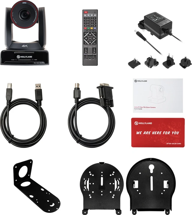 Alt view image 6 of 7 - Hollyland Astra P1 UHD 4K PTZ Camera with 30x Optical Zoom, AI Track