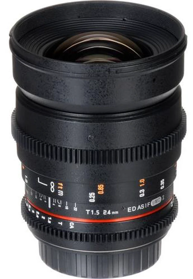 Alt view image 6 of 7 - Rokinon 24mm T1.5 Cine ED AS IF UMC Lens for Sony A Mount Bundle