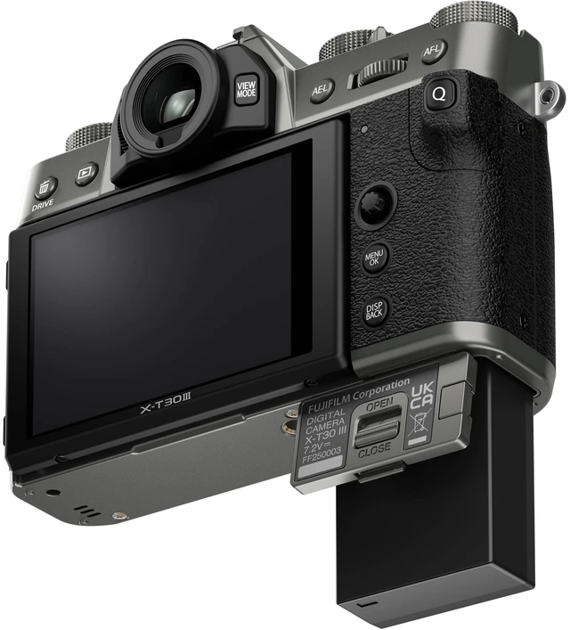 Alt view image 5 of 7 - FUJIFILM X-T30 III Mirrorless Camera (Charcoal Silver)+ RODE Wireless GO Microphone