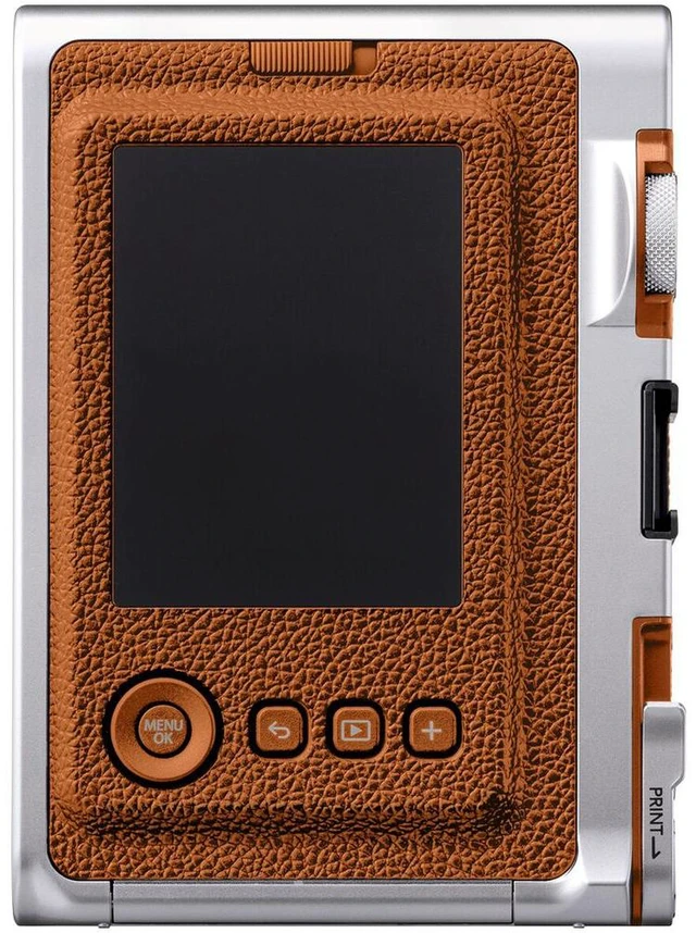 Alt view image 5 of 7 - Fujifilm Instax Mini EVO Hybrid Film Camera (Brown), Pack of 2 INSTAX MINI FILM