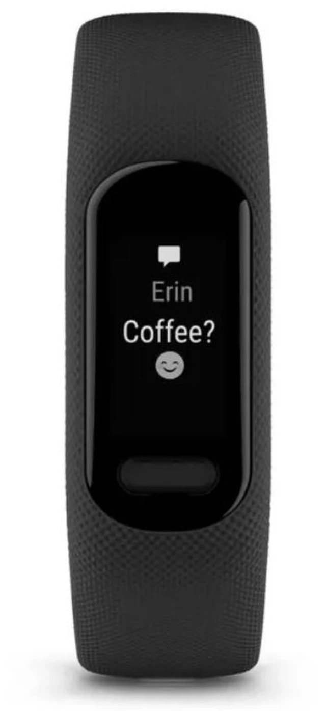 Alt view image 5 of 7 - Garmin vívosmart 5, Fitness Tracker, Black Large, USB (USA) ADAPTERS
