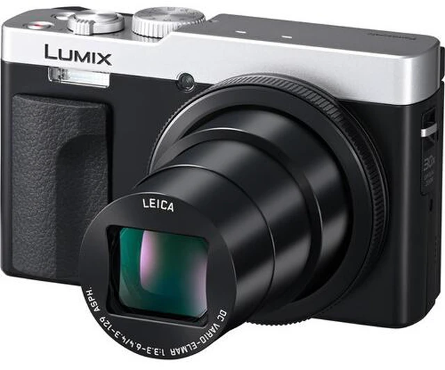 Alt view image 7 of 7 - Panasonic ZS99 Point and Shoot Compact Travel Digital Camera (Silver) - Bundle
