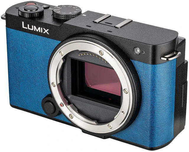 Alt view image 7 of 7 - Panasonic Lumix S9 Camera (Blue), 64GB Memory Card