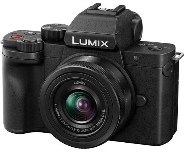 Alt view image 6 of 7 - Lumix G100D 4K Mirrorless Camera M.Zuiko ED 60mm Lens+12-32mm+G Vario 45-150mm