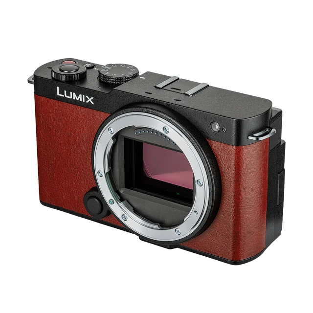 Alt view image 6 of 7 - Panasonic Lumix S9 Camera (Red), Rode VideoMicro Camera-Mount Shotgun Microphone