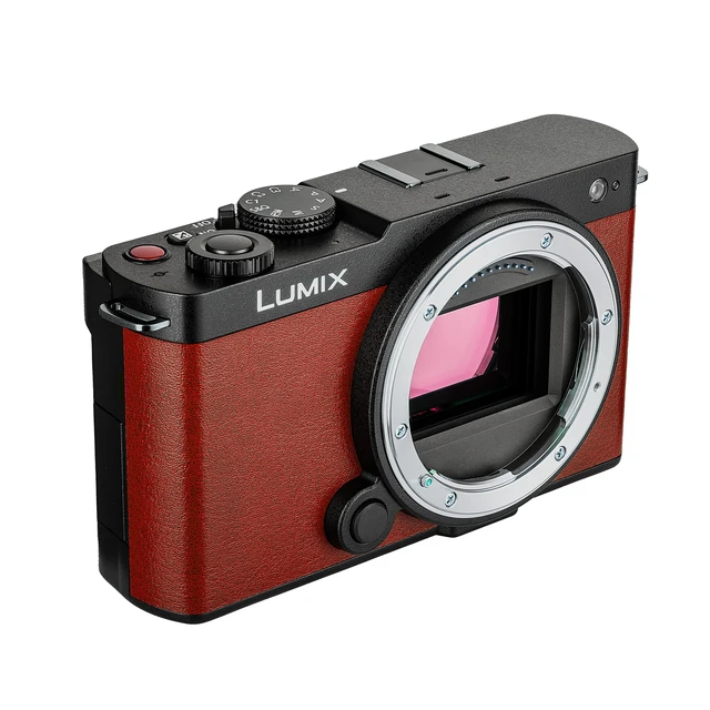 Alt view image 7 of 7 - Panasonic Lumix S9 Camera (Red), Rode VideoMicro Camera-Mount Shotgun Microphone
