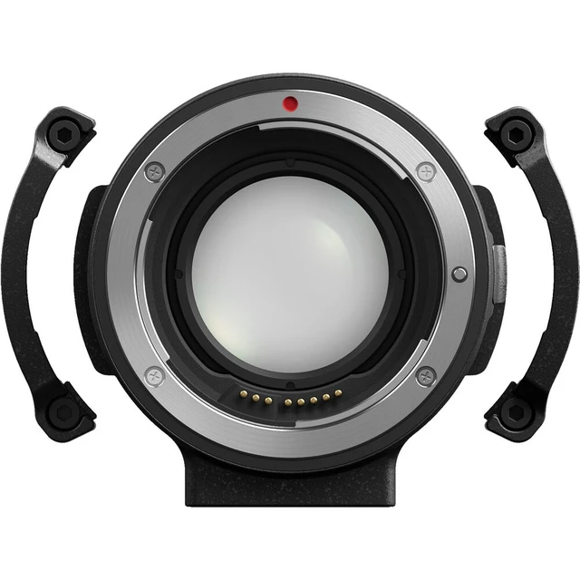 Alt view image 6 of 7 - Canon Mount Adapter EF-EOS R 0.71x (4757C001) + Shoulder Bag + Cap Keeper + Cleaning Kit