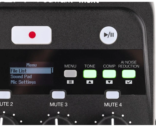 Alt view image 7 of 7 - Zoom PodTrak P4next Portable Multitrack Podcast Recorder Bundle with Podcast Mic + Headphone