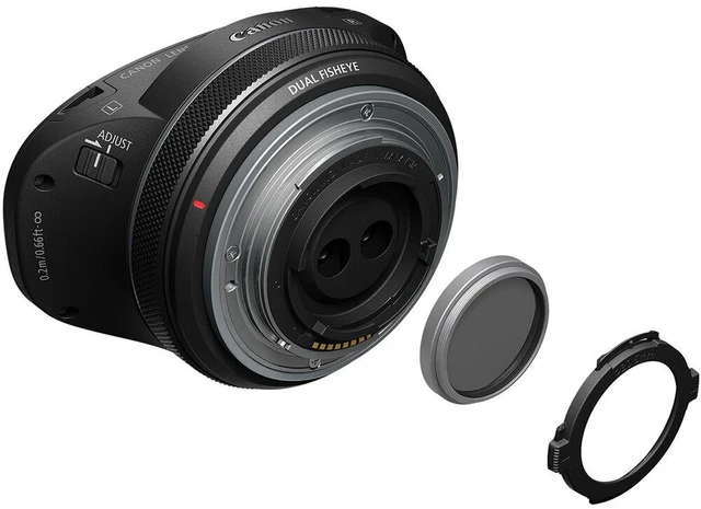 Alt view image 5 of 7 - Canon RF-S 3.9mm f/3.5 STM Dual Fisheye Lens (Canon RF) (6578C002) + More