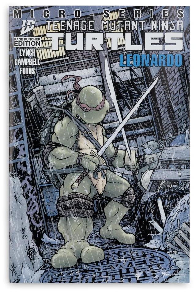 Alt view image 5 of 6 - McFarlane Toys-Teenage Mutant Ninja Turtles (Page Punchers) Leonardo 5in Action Figure with Comic