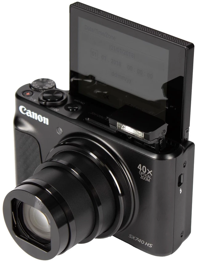 Alt view image 6 of 6 - Canon PowerShot SX740 HS Camera Black 64GB Card Bundle 2955C001