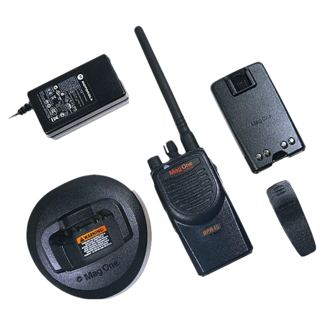 Alt view image 5 of 6 - 2 x Motorola BPR40 Mag One Series 4W 8-Channel UHF Two-Way Radio - Bundle