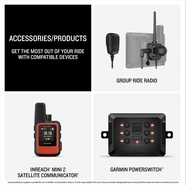 Alt view image 6 of 7 - Garmin Tread 2 - SxS Edition, Rugged 8-inch Powersport Navigator for Thrilling Off-Road Rides