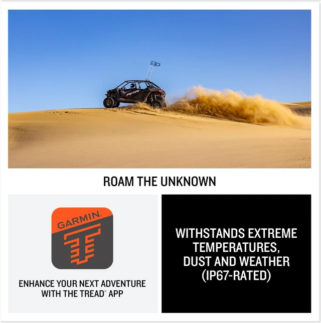 Alt view image 7 of 7 - Garmin Tread 2 - SxS Edition, Rugged 8-inch Powersport Navigator for Thrilling Off-Road Rides