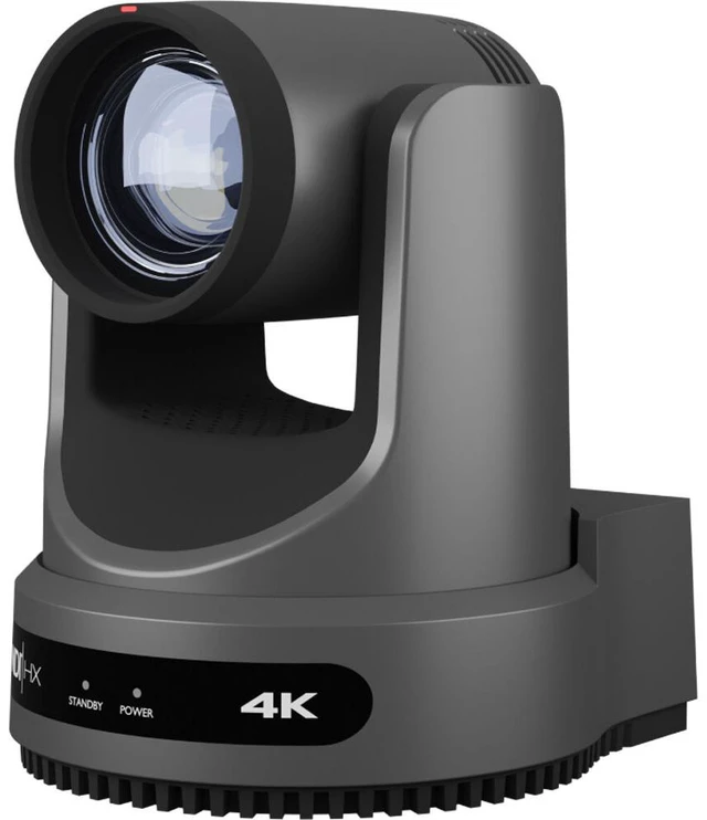 Alt view image 5 of 7 - PTZOptics Move 4K PTZ Camera with 12x Zoom (Gray) (PT12X-4K-GY-G3) + Wall Mount