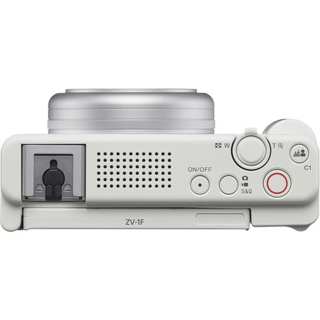 Alt view image 5 of 7 - Sony ZV-1F Vlogging Camera (White) (ZV1F/W) + Filter Kit + 64GB Card + Card Reader