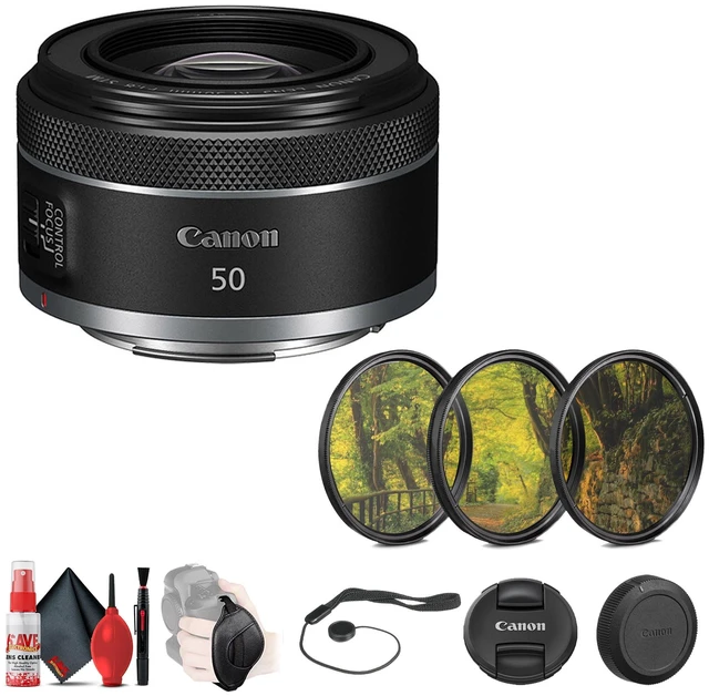 Alt view image 5 of 5 - Canon RF 50mm f/1.8 STM Lens + 3-Piece Filter Set + More