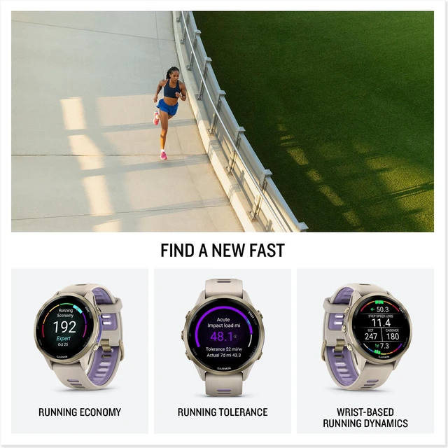 Alt view image 5 of 7 - Garmin Forerunner 970, French Gray/Indigo , Air Pro TWS Truly Wireless EarBuds