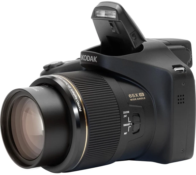 Alt view image 6 of 7 - Kodak PIXPRO AZ653 Digital Camera (Black) + 64GB Memory Card Pro Bundle