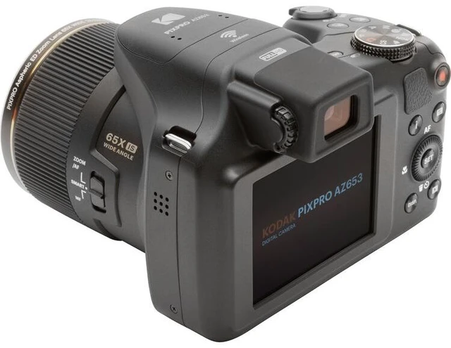 Alt view image 7 of 7 - Kodak PIXPRO AZ653 Digital Camera (Black) + 64GB Memory Card Pro Bundle