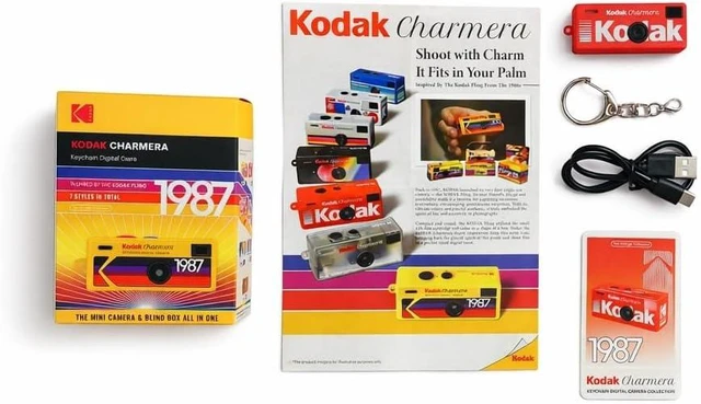 Alt view image 7 of 7 - Kodak Charmera Keychain Digital Camera Blind Box, Retro Camera for Travel + More