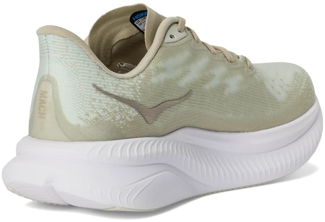Alt view image 5 of 5 - Hoka Women's Mach 6 Oyster Mushroom/Truffle Salt 7 Medium