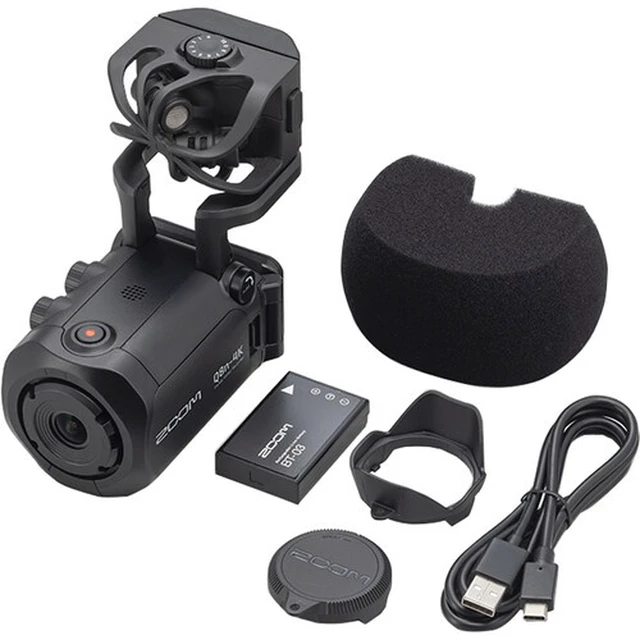 Alt view image 6 of 7 - Zoom Q8n-4k Handy Video Recorder, Memory Card microSDXC Extreme Pro 64GB, Bundle