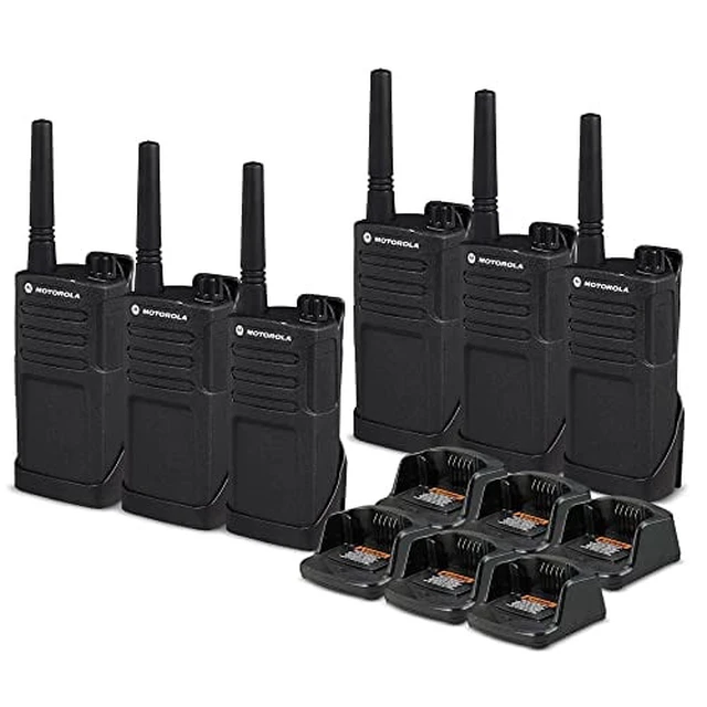Alt view image 7 of 7 - 6 x Motorola RMM2050 On-Site 2-Way Radio (RMM2050) - 6 Pack Bundle