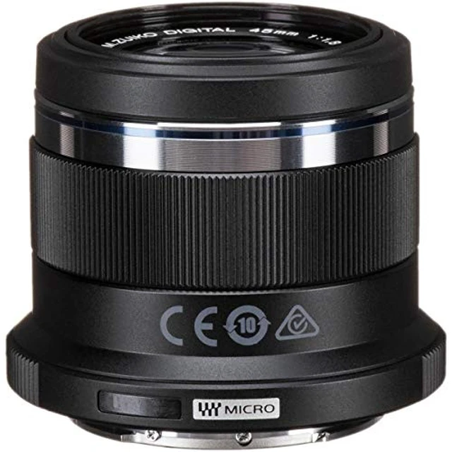 Alt view image 6 of 6 - Olympus M.Zuiko Digital 45mm F1.8 Lens, for Micro Four Thirds Cameras (Black)