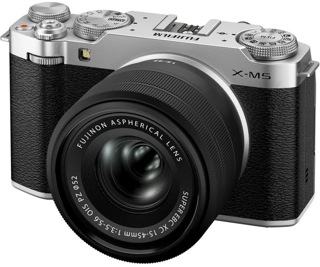 Alt view image 7 of 7 - Fujifilm X-M5 Mirrorless Camera + XC 15-45mm f/3.5-5.6 OIS Lens+Rode Microphone