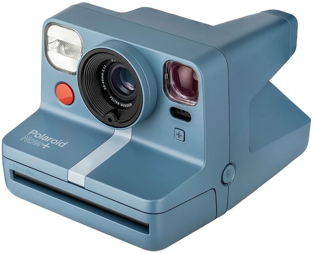 Alt view image 7 of 7 - Polaroid Now+ i-Type Instant Camera (Blue) Bundle