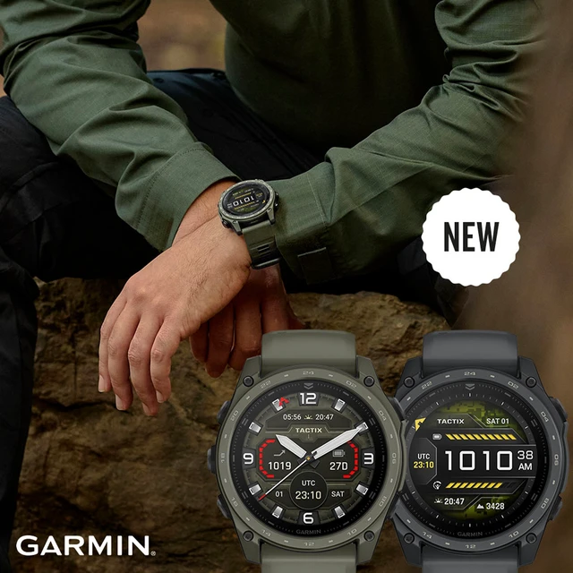 Alt view image 6 of 7 - Garmin Tactix 8 Cerakote - AMOLED - Olive Drab Bundle