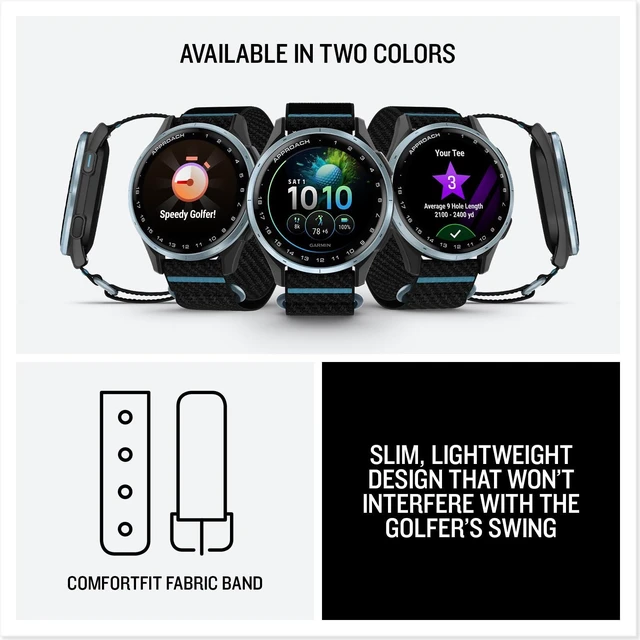 Alt view image 5 of 5 - Garmin Approach® J1, Junior Golf Watch with GPS, Bright and Colorful Display, Tee-Off Guidance, Essential Features for Learning and Improving, Black