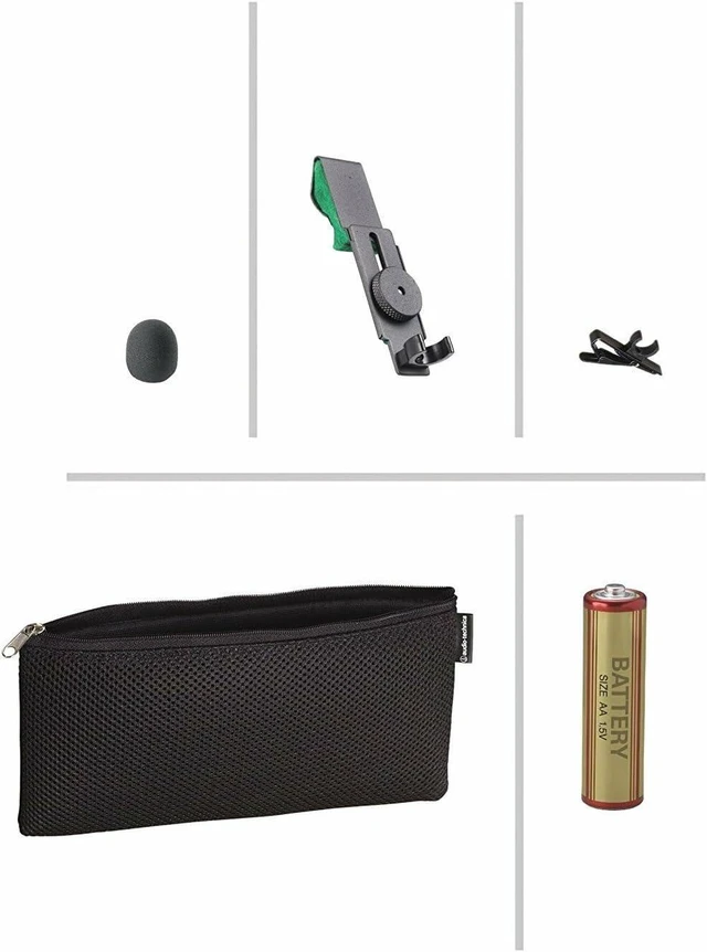 Alt view image 5 of 5 - Audio-Technica Pro 70 Cardioid Microphone (Pack of 2) , 4xAA Batteries With Charger