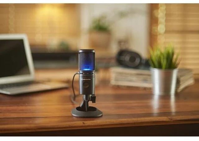 Alt view image 5 of 7 - Audio-Technica AT2020USB-X Cardioid Condenser USB Microphone, Black, Bundle