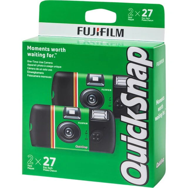 Alt view image 6 of 7 - FUJIFILM QuickSnap Flash 400 Disposable Camera (27 Exposures, 2-Pack), Bundle