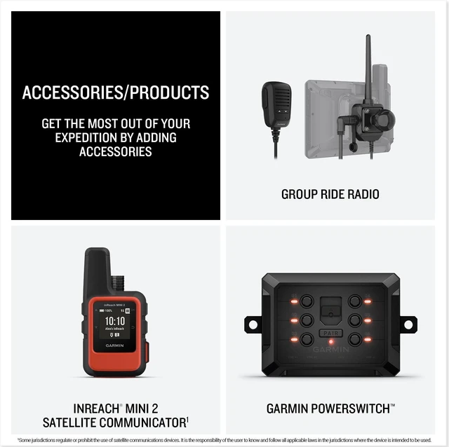 Alt view image 6 of 7 - Garmin Tread 2 - Overland Edition, Rugged 8-inch All-Terrain Navigator for Off-The-Grid Travels