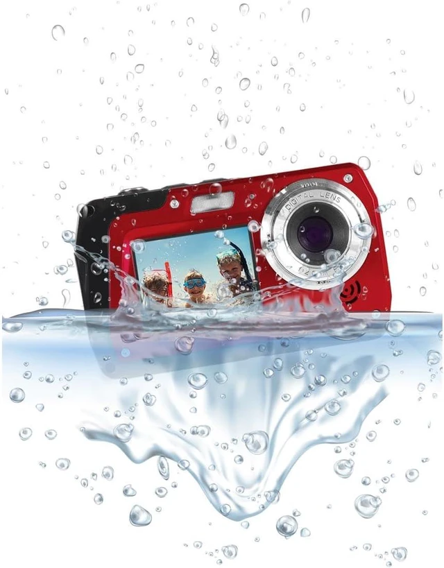 Alt view image 6 of 6 - Minolta 48 MP Dual Screen Waterproof Digital Camera MN40WP