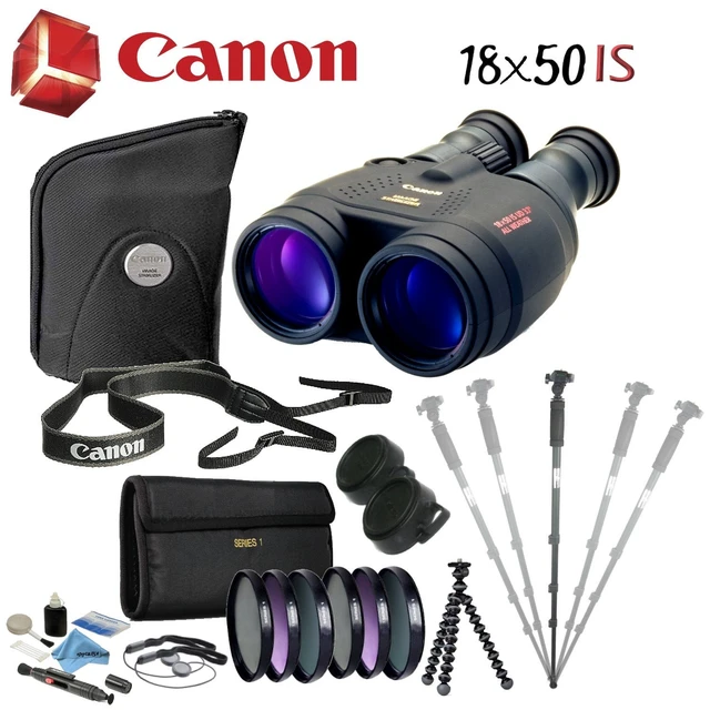 Alt view image 4 of 4 - Canon 18x50 is Image Stabilized Binocular Advanced Bundle