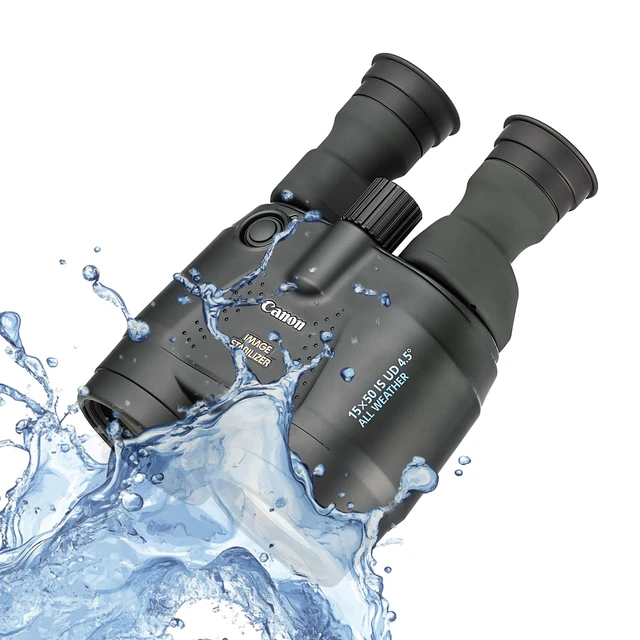 Alt view image 7 of 7 - Canon 15x50 IS All-Weather Image Stabilized Binoculars + Flexible Tripod