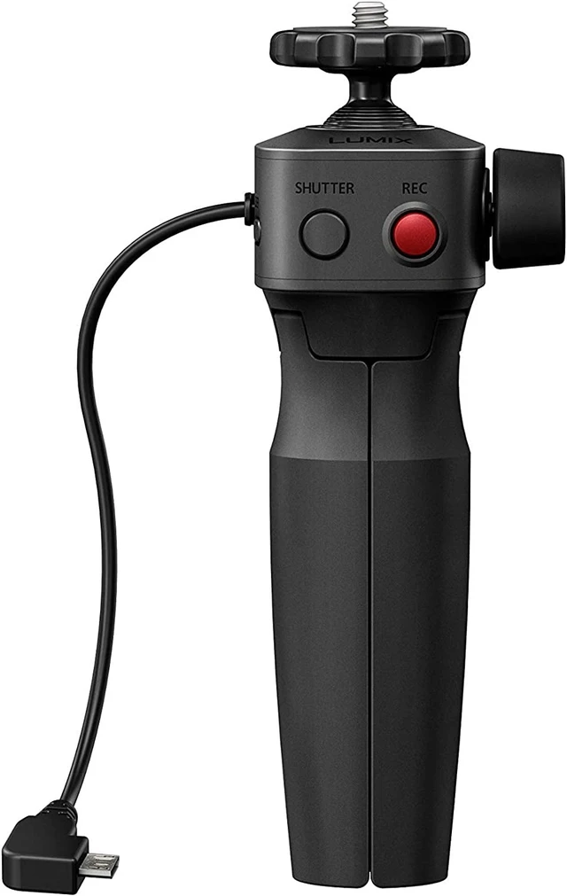 Alt view image 9 of 9 - Panasonic LUMIX DMW-SHGR1 Tripod Grip with USB Micro-B Wired Connection
