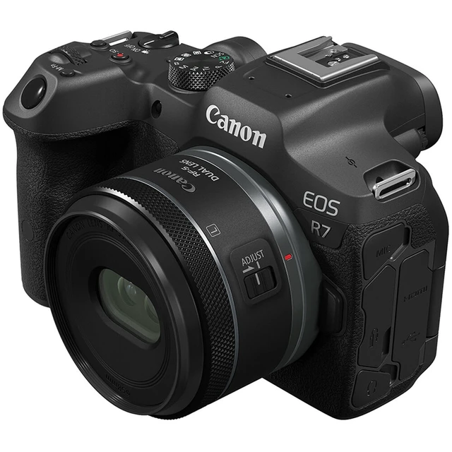 Alt view image 6 of 7 - Canon RF-S 7.8mm f/4 STM Dual Lens (Canon RF) + Sling Backpack + More