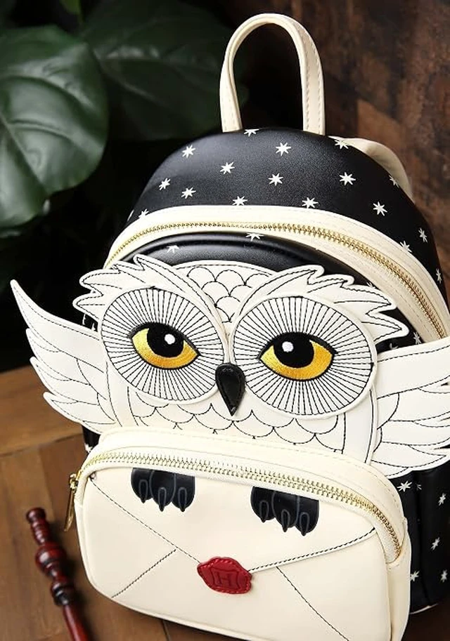 Alt view image 5 of 7 - Loungefly Harry Potter Hedwig Howler Womens Double Strap Shoulder Bag Purse