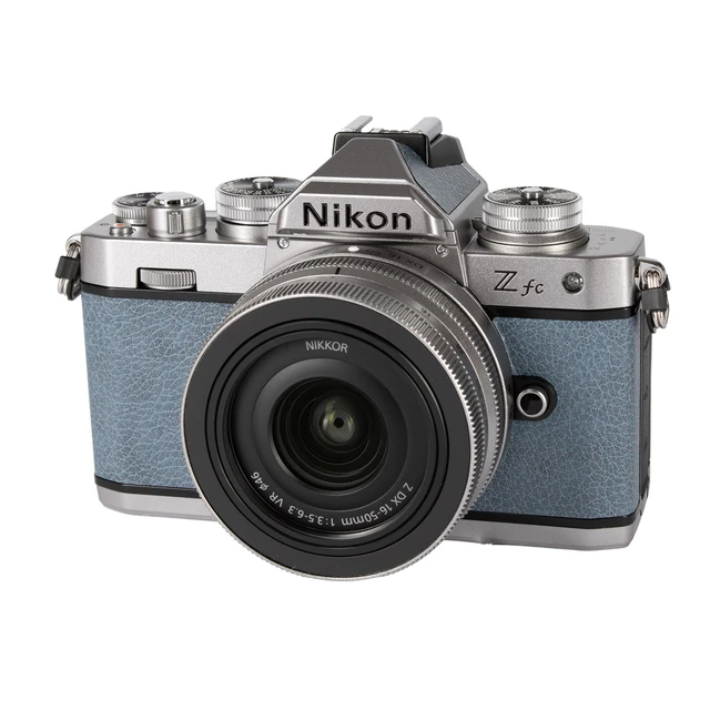 Alt view image 14 of 14 - Nikon Z fc DX-Format Mirrorless Camera with NIKKOR Z DX 16-50mm f/3.5-6.3 VR Lens, Chalk Blue