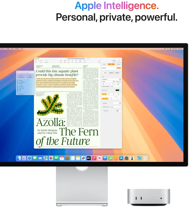 Alt view image 6 of 6 - Apple 2024 Mac Mini Desktop Computer with M4 Pro chip with 12core CPU and 16core GPU: Built for Apple Intelligence, 24GB Unified Memory, 512GB SSD Storage, Gigabit Ethernet. Works with iPhone/iPad